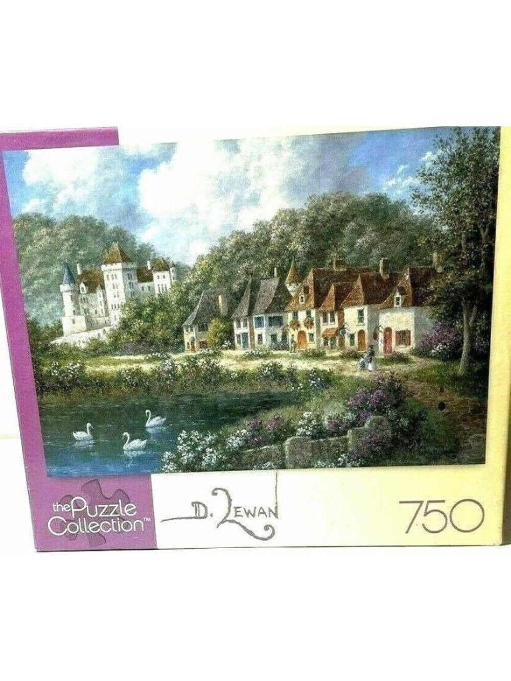 Puzzle Rose Art The Puzzle Collection Riverside Village 750 Pc Jigsaw 97175 NEW